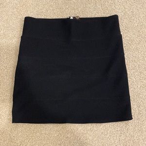 Poof - Black mini skirt, Size M